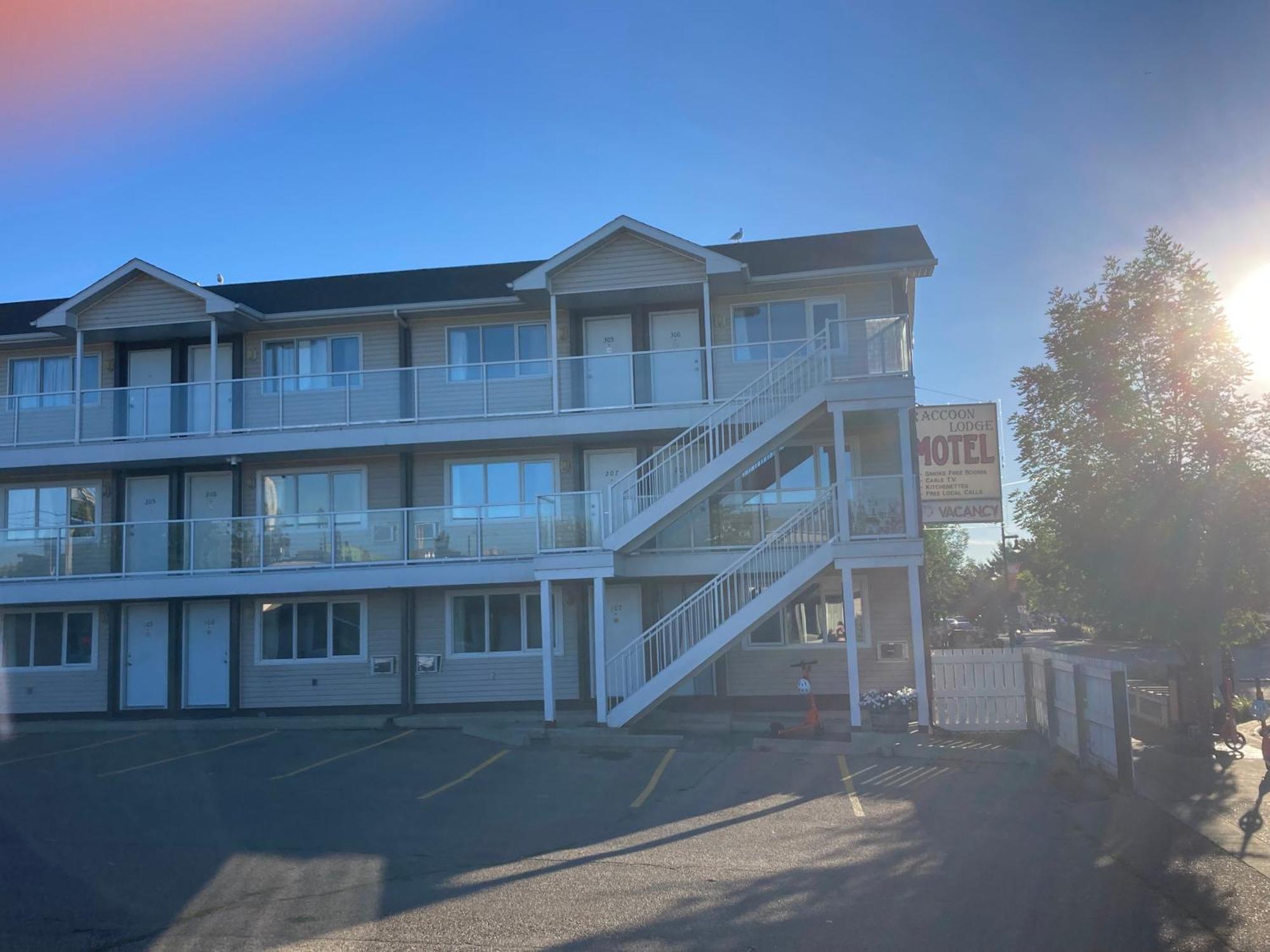 Raccoon Lodge Motel Sylvan Lake Buitenkant foto